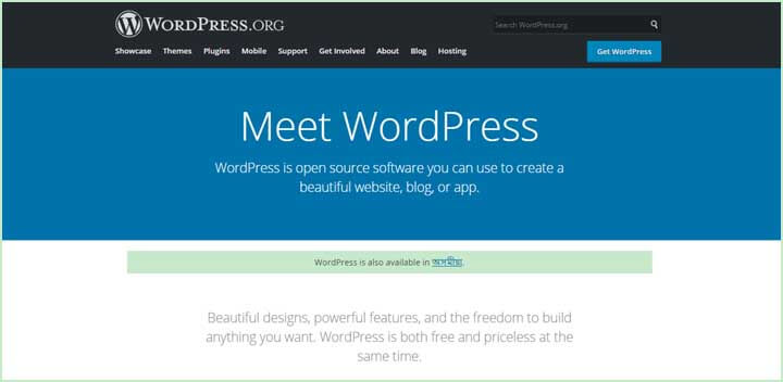 what is wordpress - create a blog
