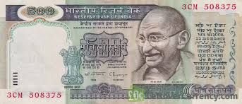 mahatma gandhi 1987 first photo in 500 rupees 