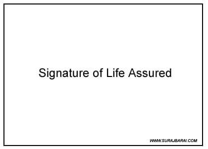 Signature-of-Life-Assured meaning-in-hindi
